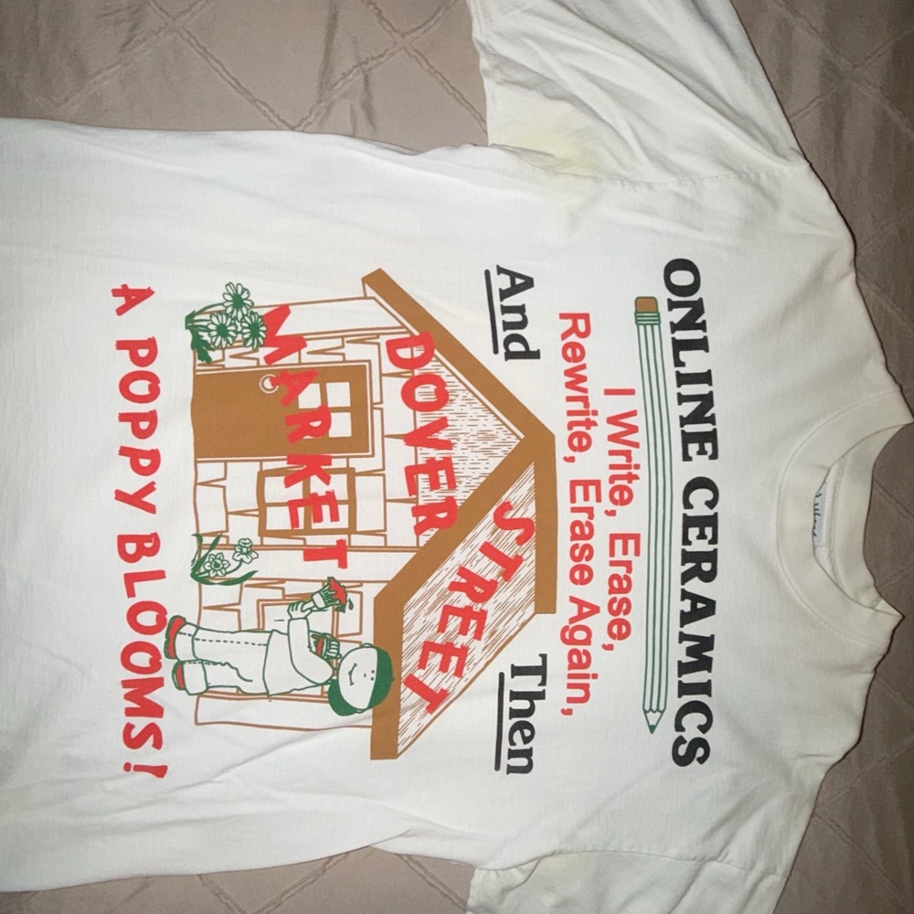 Online Ceramics White Graphic Tee